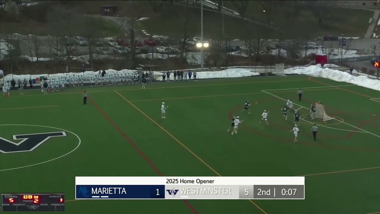 Westminster Men's Lacrosse vs. Marietta 2-17-26