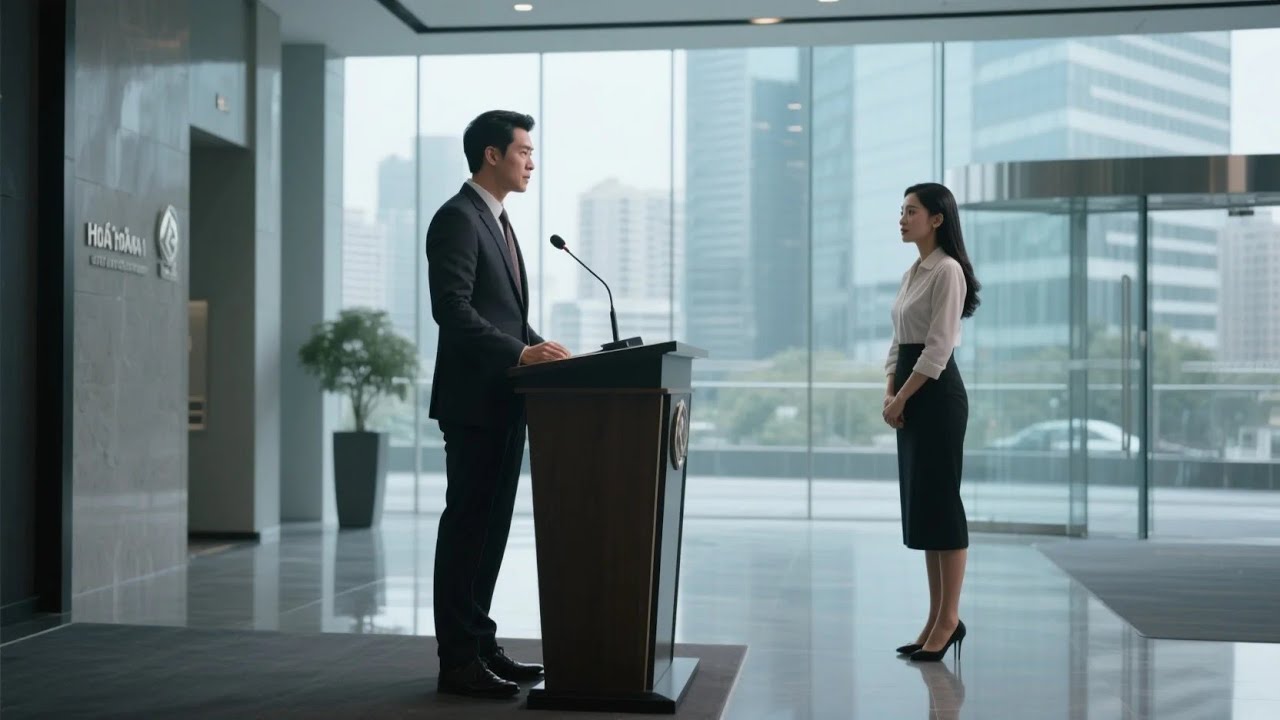 Chồng ngang nhiên dắt tiểu tam cùng lên bục nhận chức giám đốc, nào ngờ chỉ sau một cuộc điện thoại