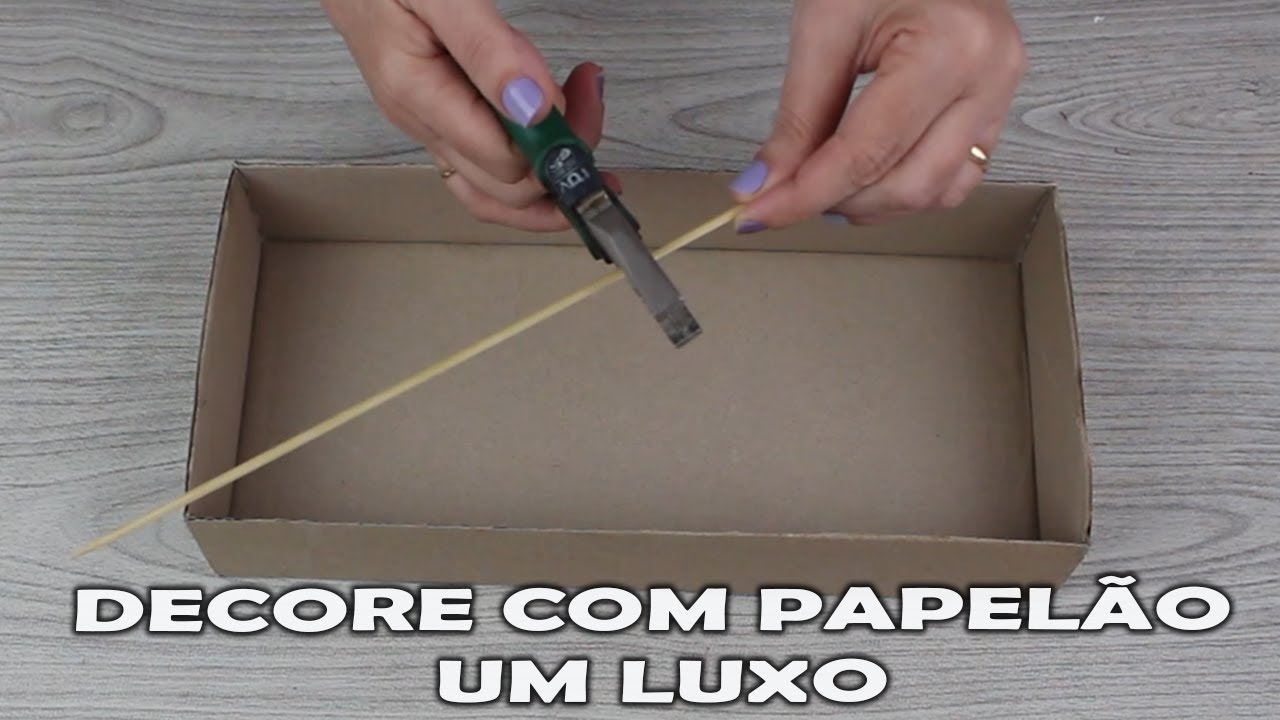 2 IDEIAS PARA DECORAR USANDO PAPELÃO