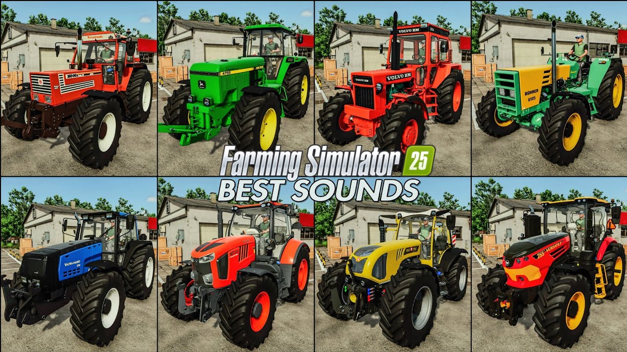 The BEST sounding tractors | ENGINE SOUNDS - Farming Simulator 25