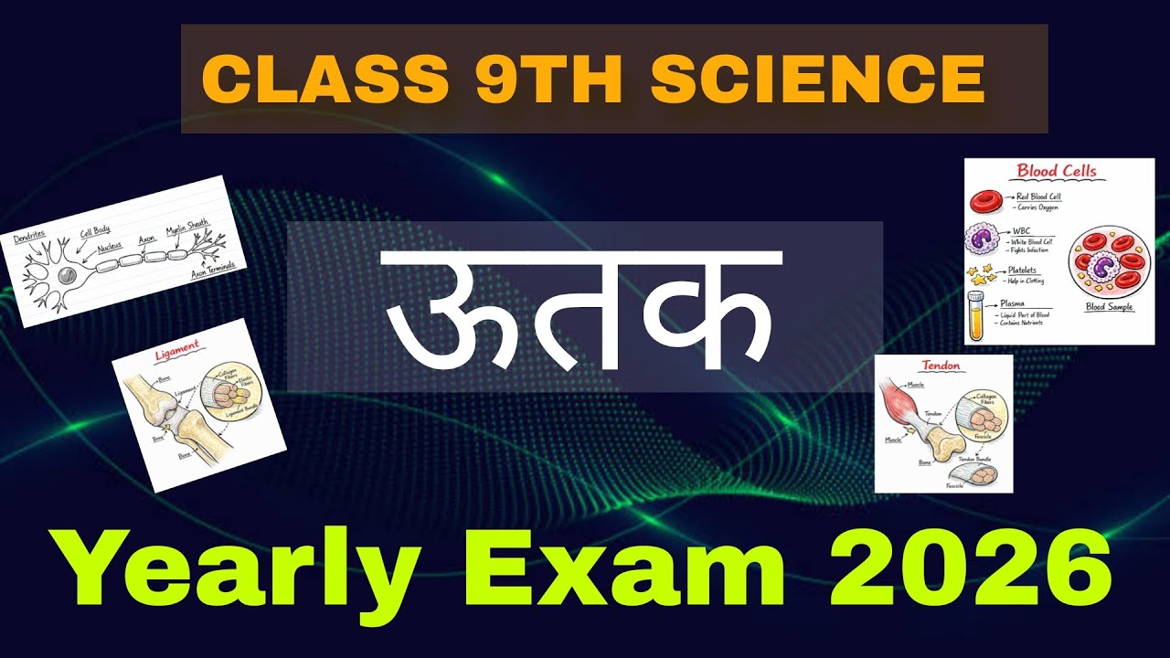 Class 9th Science Chapter 6 Tissue (ऊतक) | Plant & Animal Tissue | Yearly Exam 2026