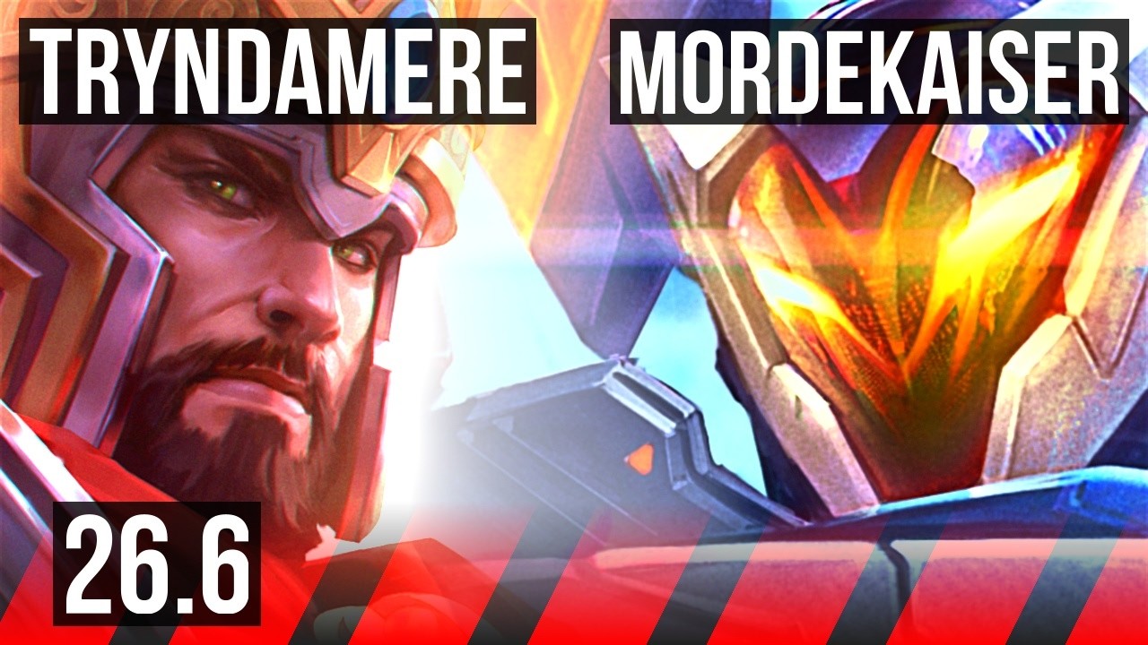 TRYNDAMERE vs MORDEKAISER (TOP) | EUW Grandmaster | 26.6