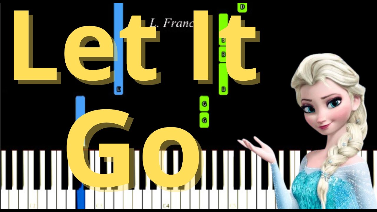 Let It Go (Frozen) - EASY Piano Tutorial