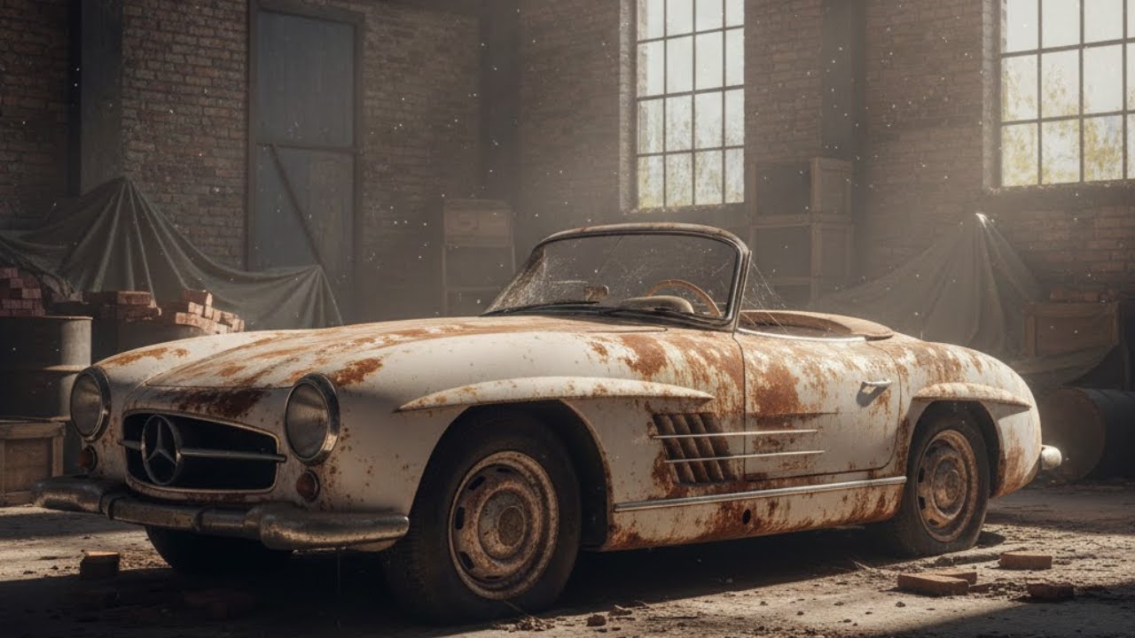 Abandoned for Years… Now Worth $1.5 Million 💎 1988 Mercedes-Benz 300SL Full Restoration ASMR