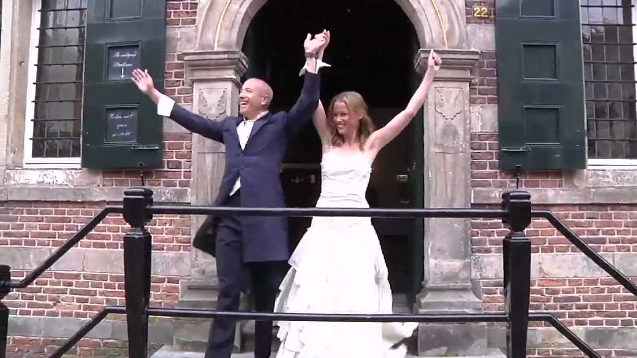 T. Coronel trouwt in Naarden met Paulien Zwart