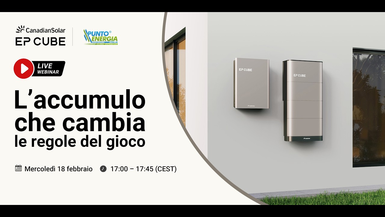 [Webinar] EP Cube: l’accumulo che cambia le regole del gioco