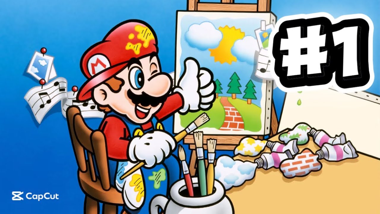 Playing Mario paint (part 1)