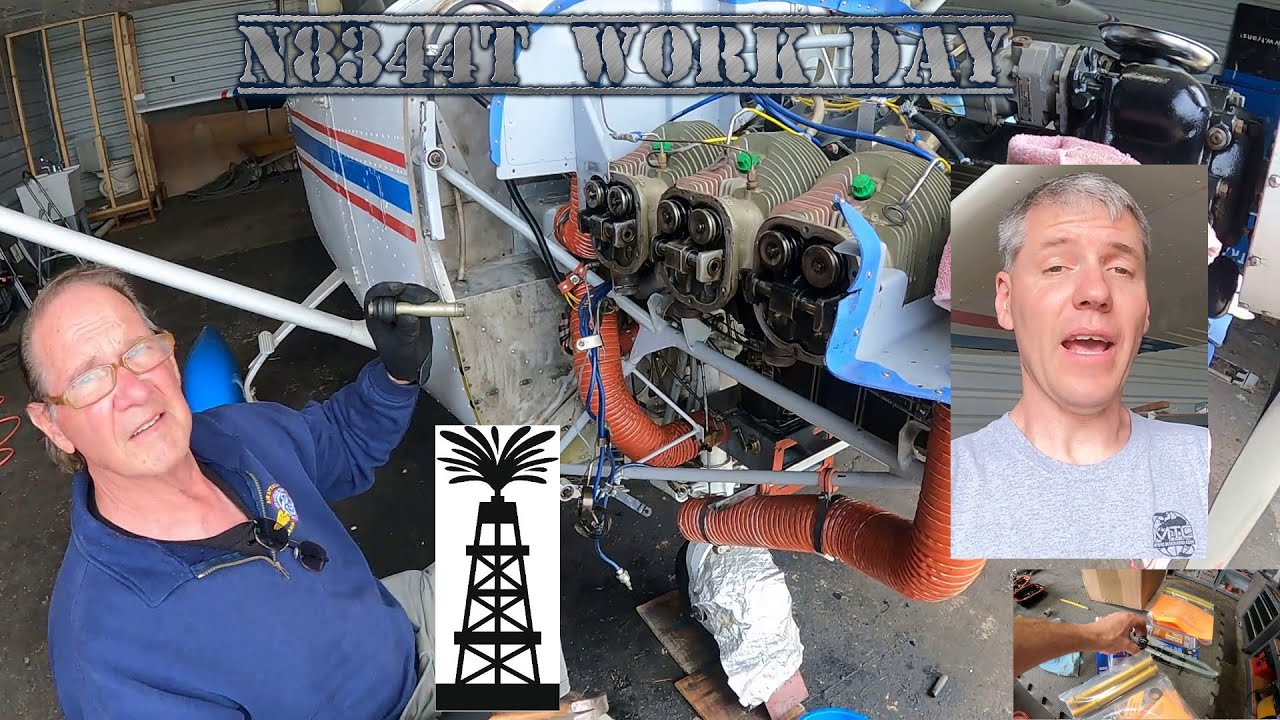 Airframe and Powerplant | N8344T | Oil leaks | Push-rod tubes | Continental GO-300