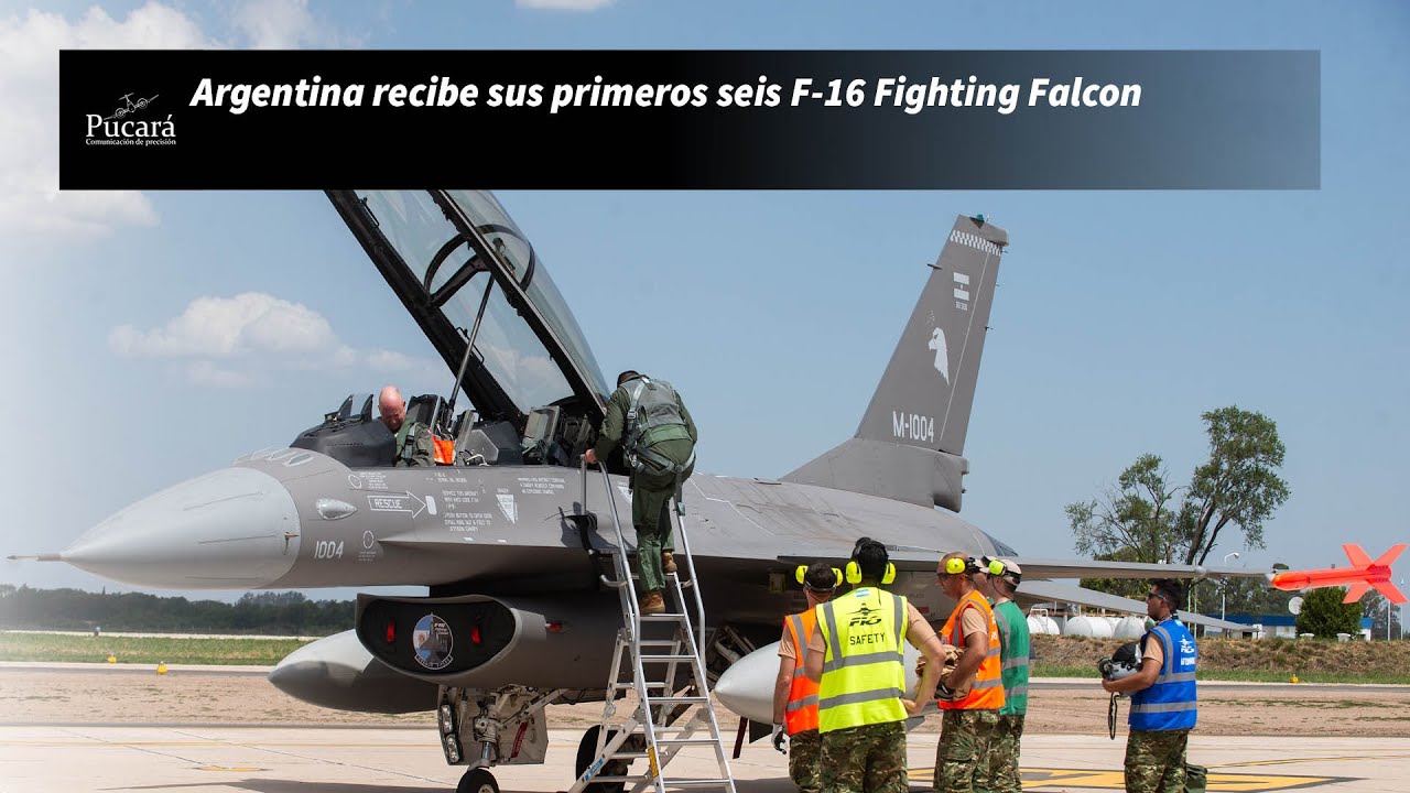 Argentina recibe sus primeros seis F-16 Fighting Falcon