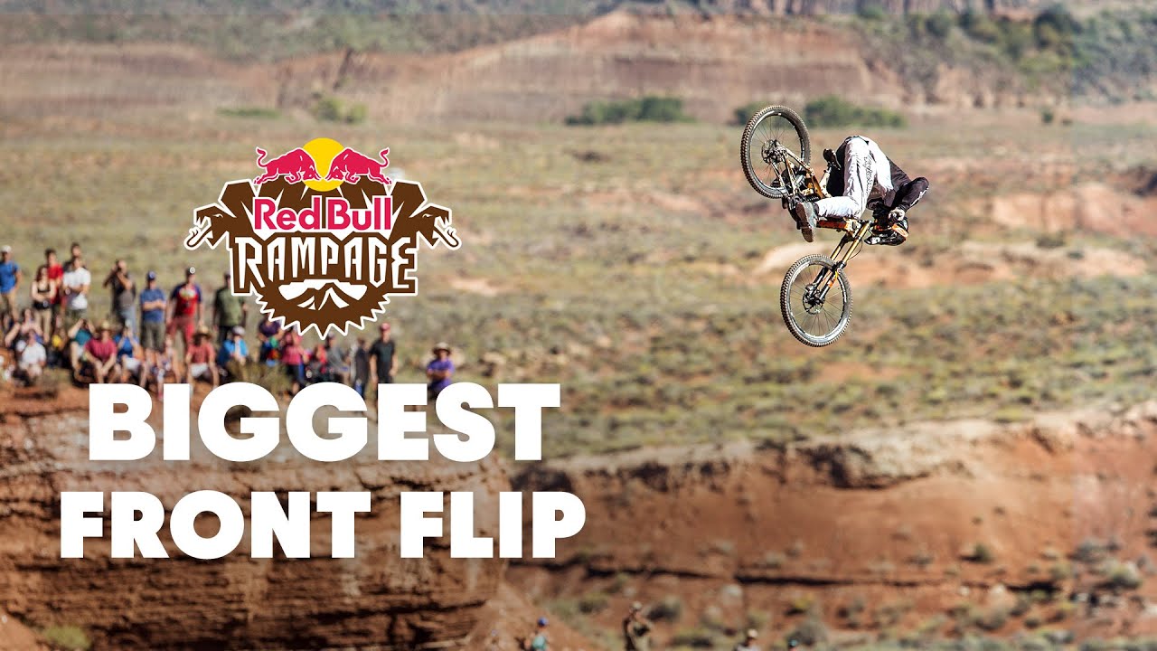 Tom Van Steenbergen Attempts The Biggest Front Flip Ever | Red Bull Rampage 2014