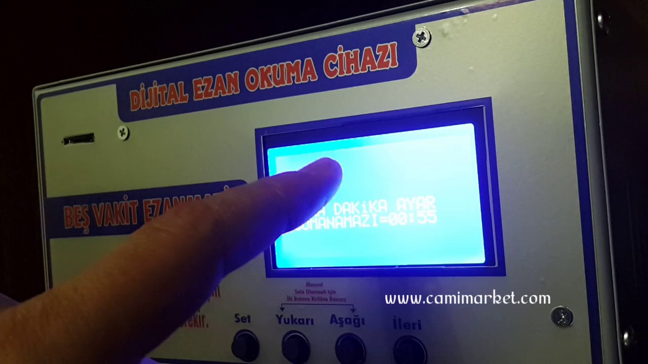 Ezanmatik Otomatik Ezan okuyan cihaz Ayarlaması