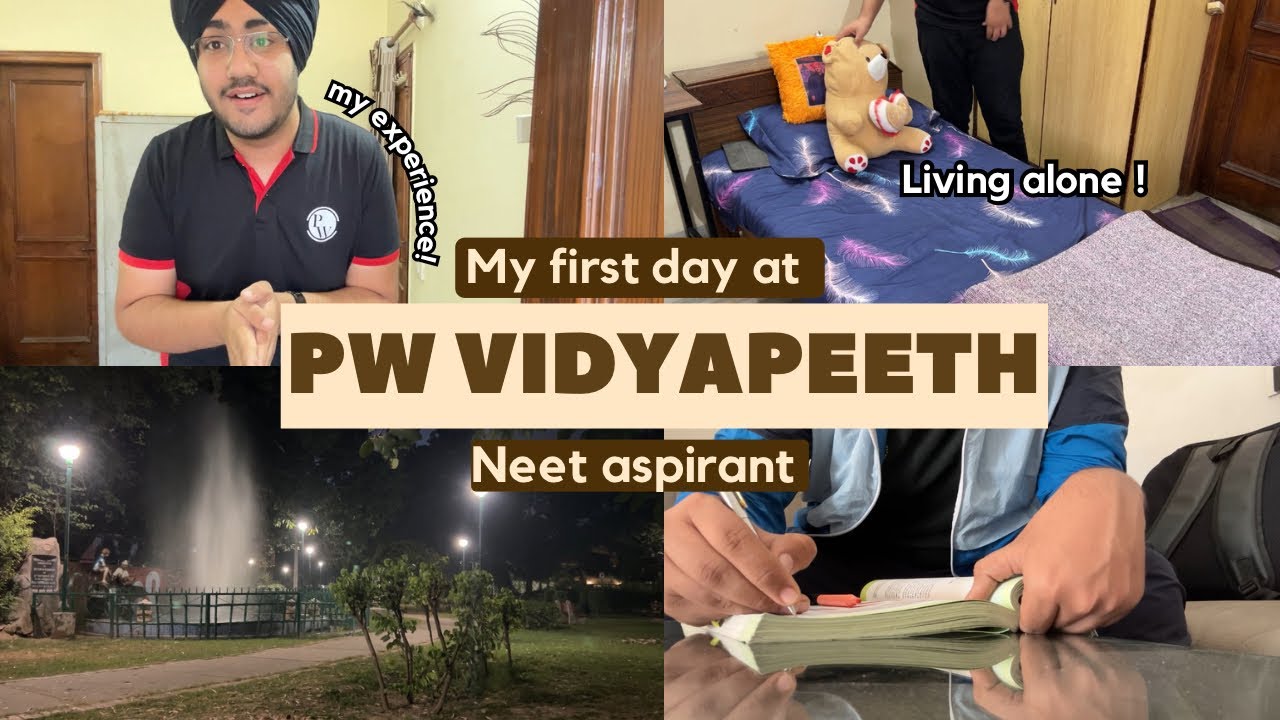 My first day at PW offline centre ( vidyapeeth ) 🎒l sharing my experience, neet study vlog :)
