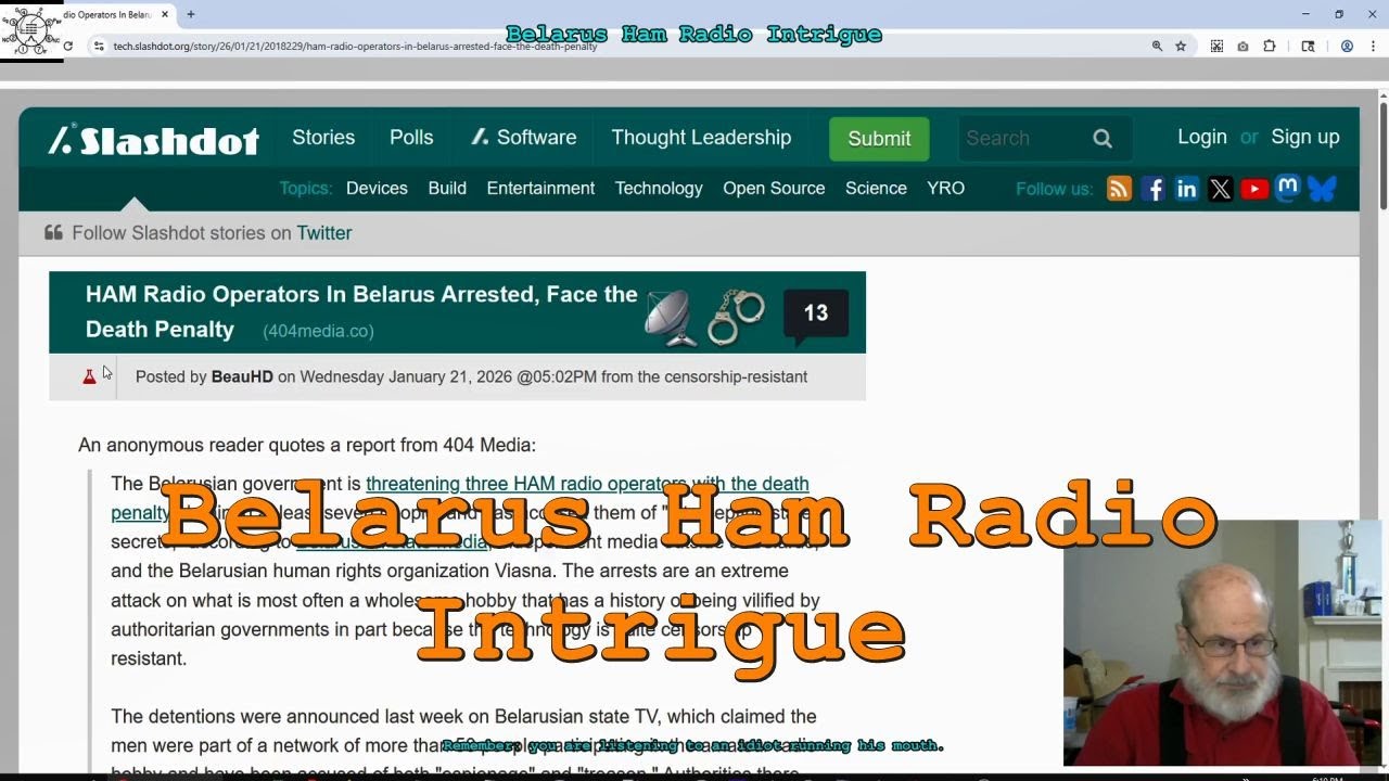 Belarus Ham Radio Intrigue