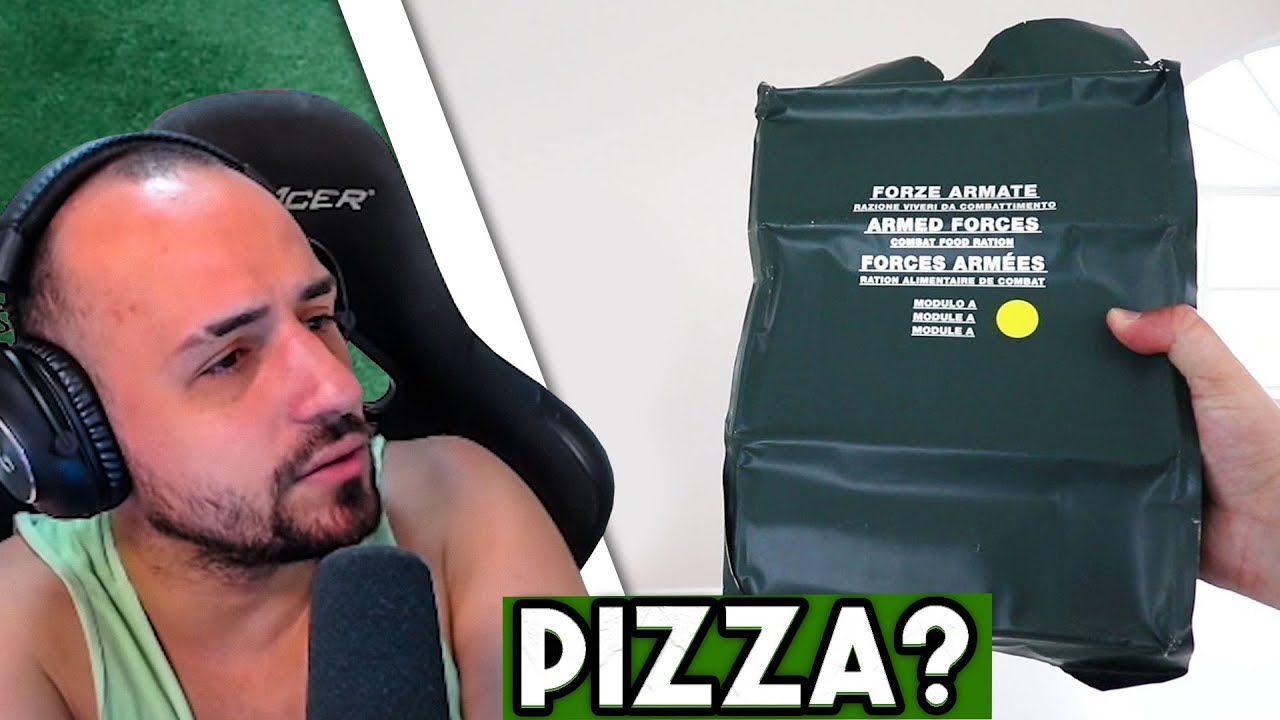 MONTEIRO REAGE: PROVEI A COMIDA DO EXÉRCITO DA ITÁLIA! VEIO PIZZA???