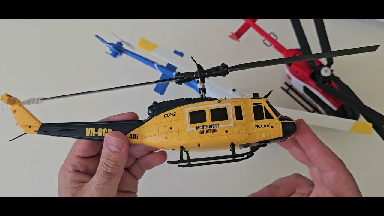 RC ERA C159, C032 UH-1 and C138 comparing