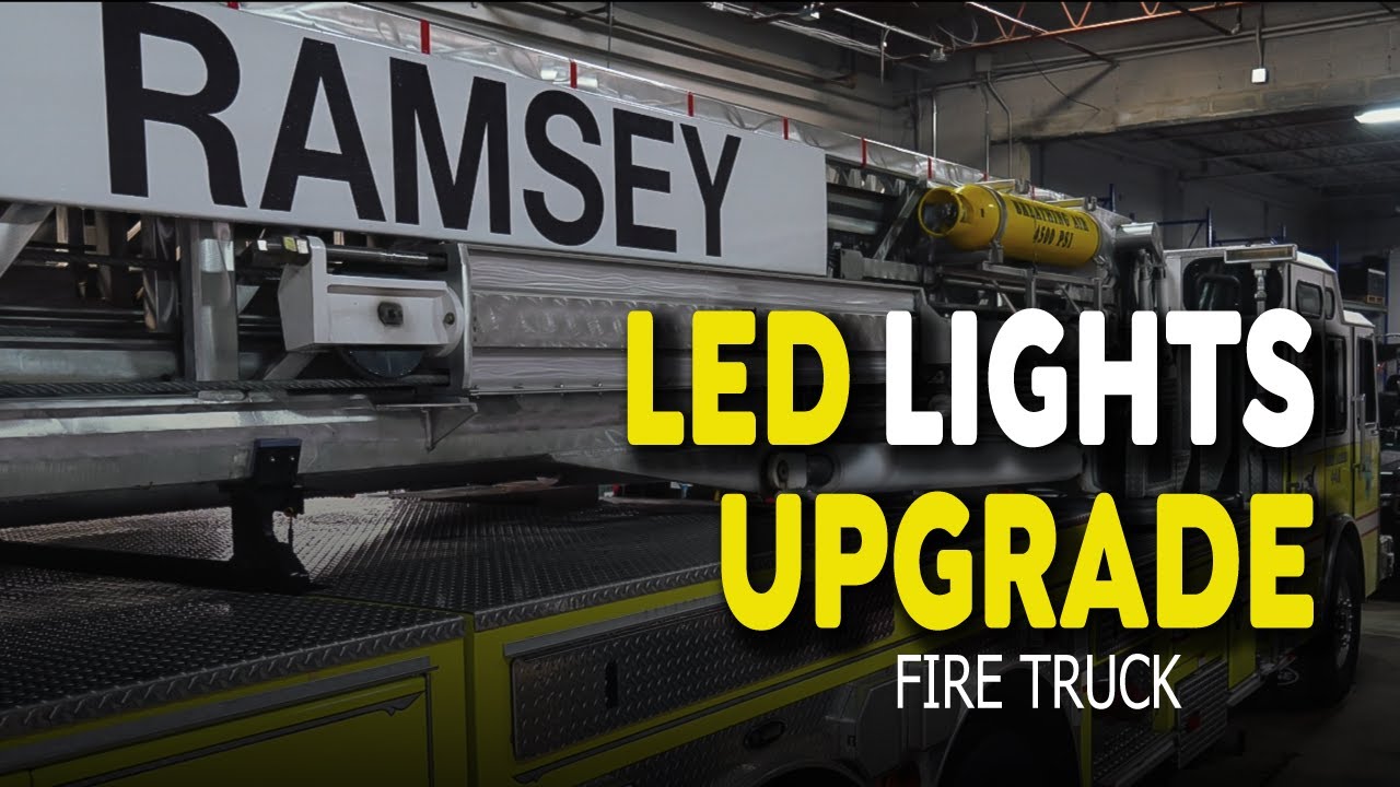 FIRE TRUCK LED LIGHTS UPGRADE |  10-75 Emergency Vehicles | PART 1
