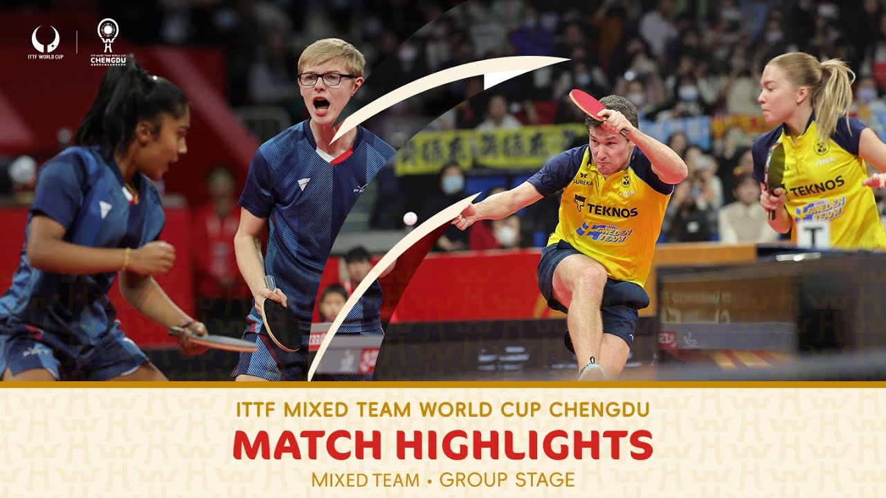 Sweden vs France | Group | Stage 2 | ITTF Mixed Team World Cup 2023