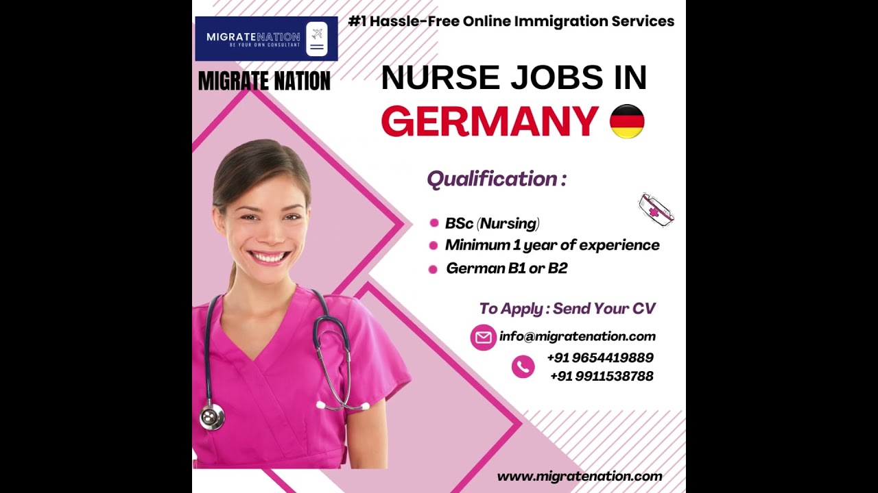 Nurse Jobs in Germany #nurses #germany #workpermit #migratenation