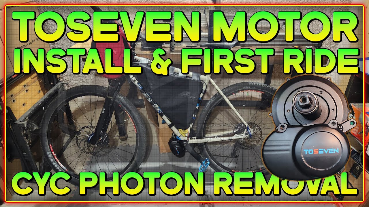 TOSEVEN DM02 installation and first test ride! CYC Photon Removal and discussion.