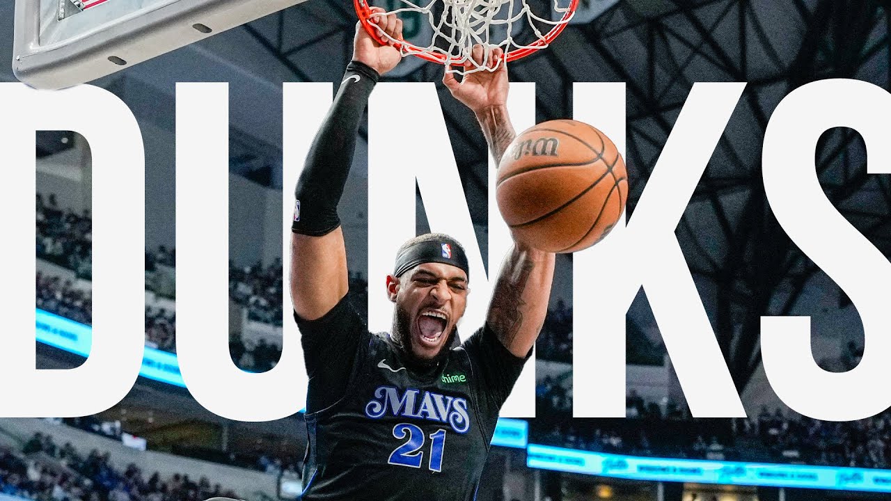 Dunks are Fun! | Mavs throw down team-record 18 dunks vs Jazz | 3/21/24