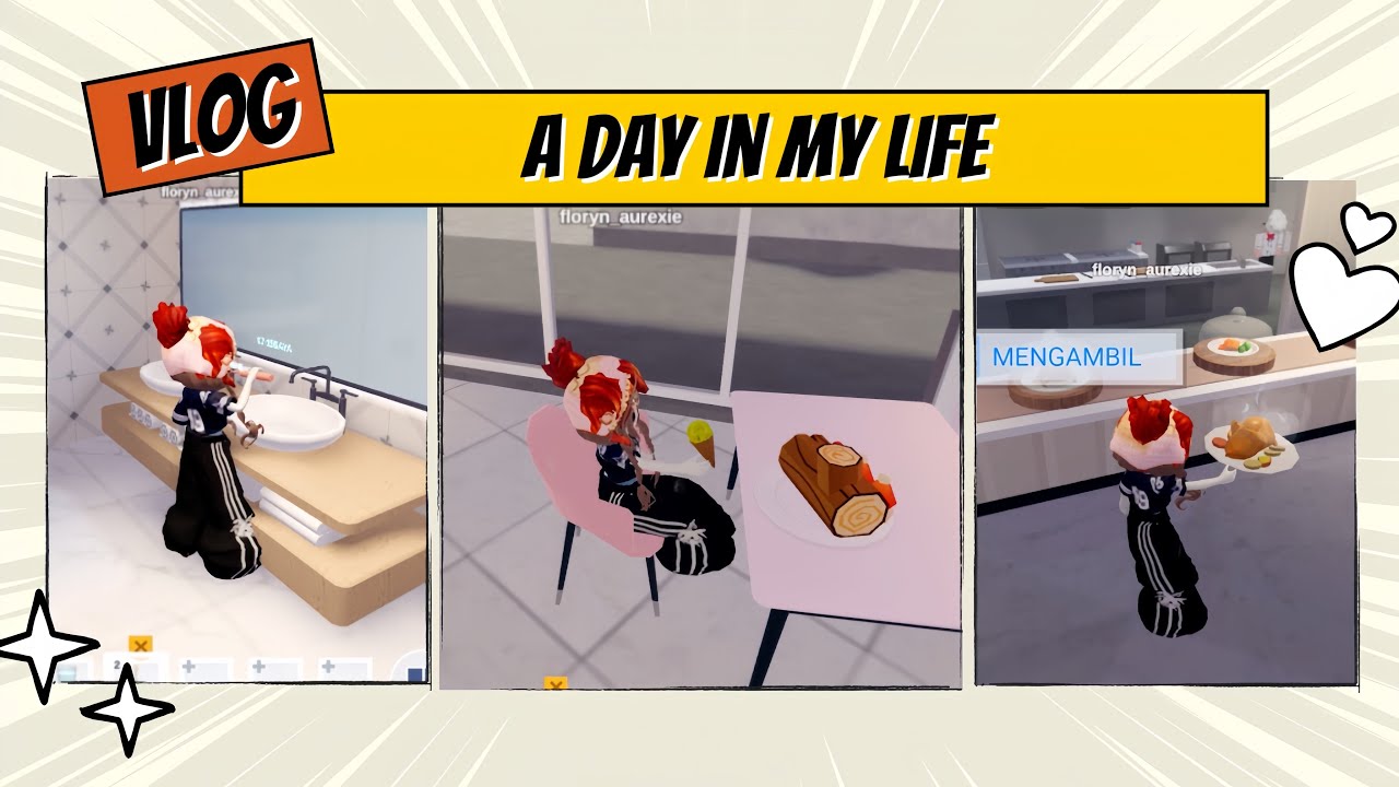 [ROBLOX] a day in my life 🌤️ || hari inii ngapain aja yaa? 🤔 