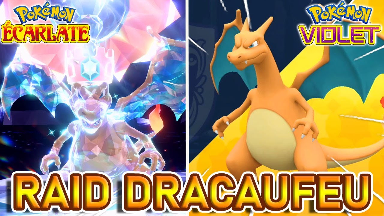 Capturer DRACAUFEU ( RAID 7 &Eacute;TOILE ) et obtenir SALAM&Egrave;CHE | Pok&eacute;mon Violet et Ecarlate