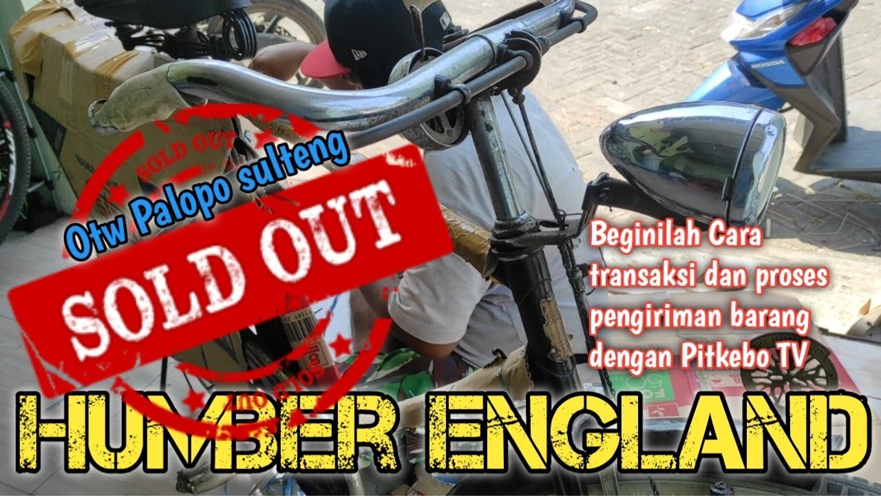 Sepeda onthel Humber Heren Seri CD Original Terjual ke Palopo sulteng