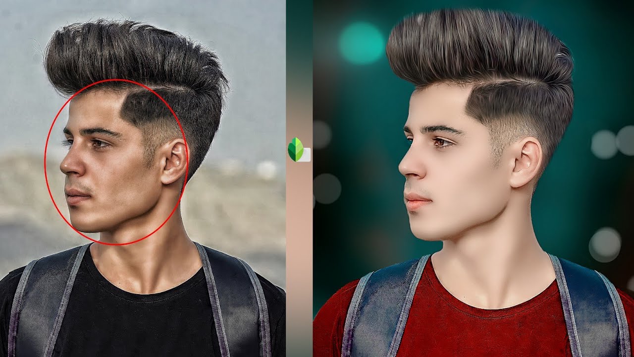 Snapseed Hair Style Editing | Snapseed Cb Editing | Snapseed Hair + White Face Photo Editing