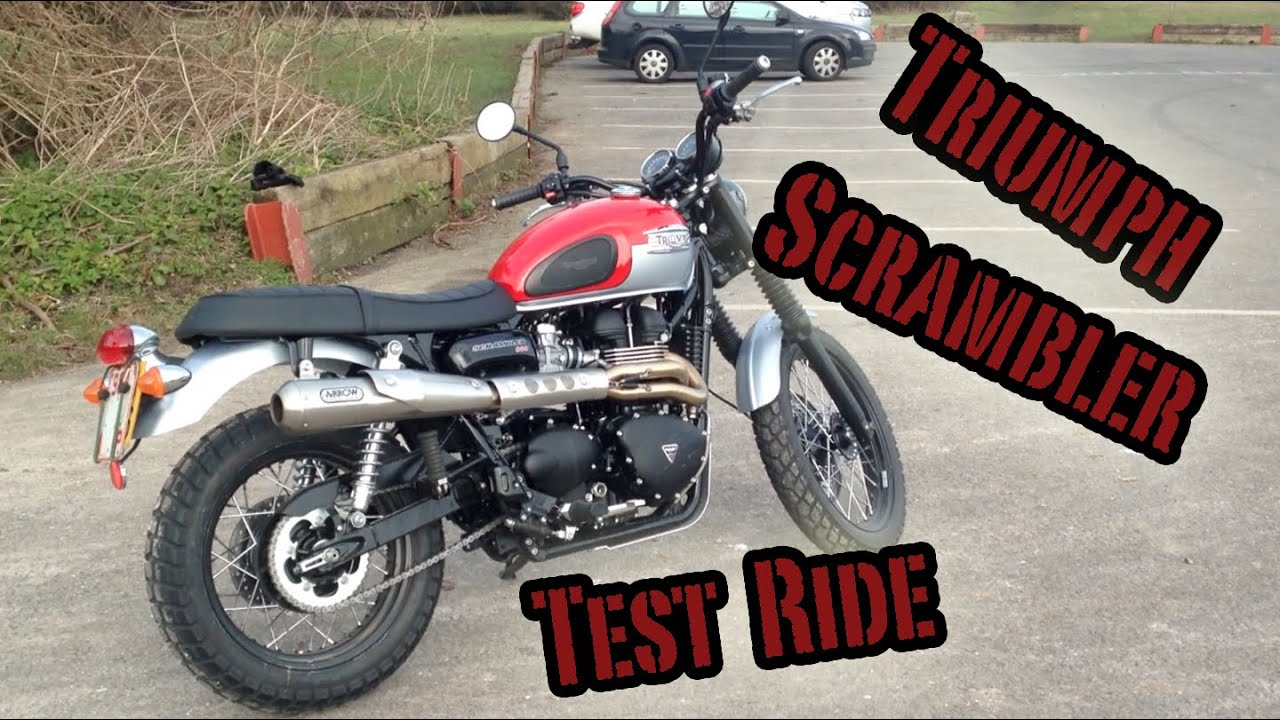 Triumph Scrambler Test Ride
