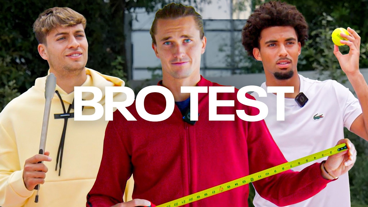 We Challenged Tennis Players to the 'Bro Test' in Rome 👷😂