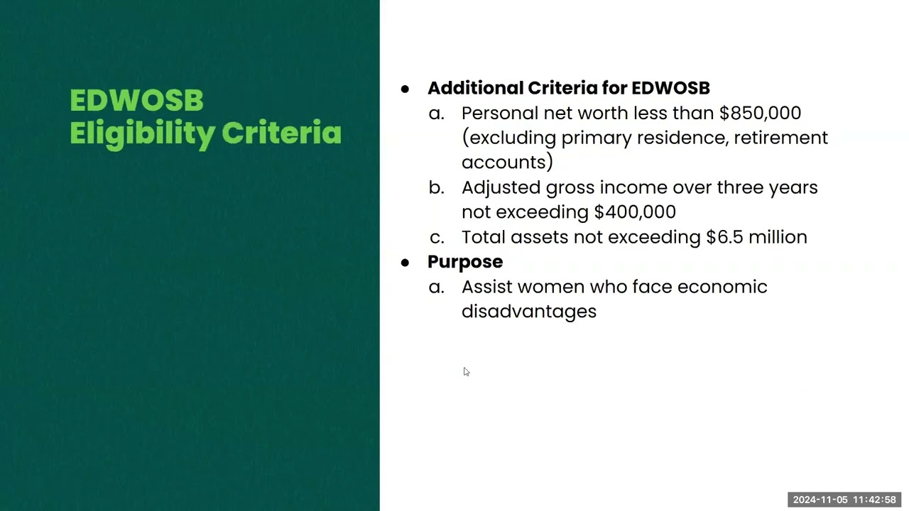 Women Owned & Minority Owned Certifications