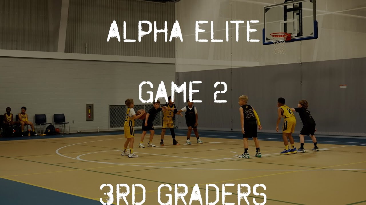 Alpha Elite Gold Vs Alpha Elite Blue GAME 2 [3rd Grade HoopFest Tournament]