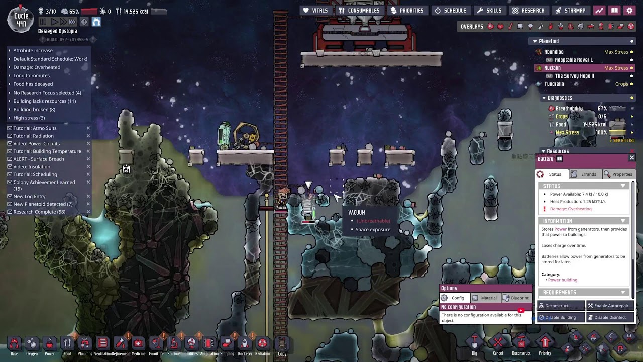 Oxygen Not Included(缺氧) (ep6) | english learning time | Time lonely | 獨自一人的時光