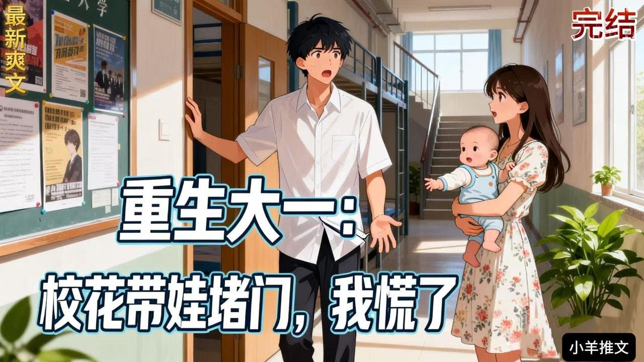 完结《重生大一：校花带娃堵门，我慌了》前世，江辰坐拥万亿商业帝国，却孑然一身，悔恨终生。只因大一那年，他没能护住那个为他生下三胞胎后被赶出家门的校花苏洛洛……#小说  #推文  #重生 #爽文 #有聲