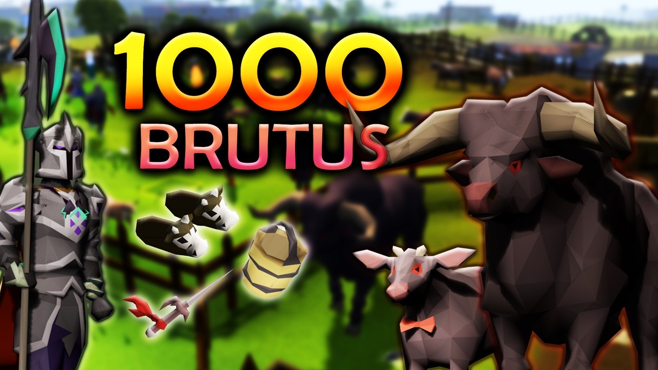 Loot From 1000 Brutus *NEW COW BOSS*