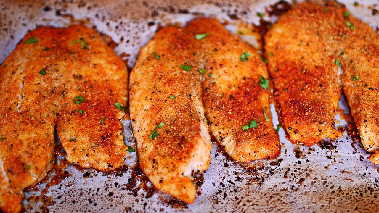 Parmesan Crusted Baked Tilapia Recipe - Easy Baked Tilapia