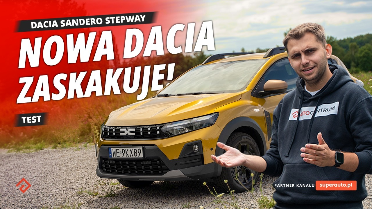Polacy będą ją kupować? Nowa Dacia Sandero Stepway LPG 2026 | TEST PL Autocentrum.pl