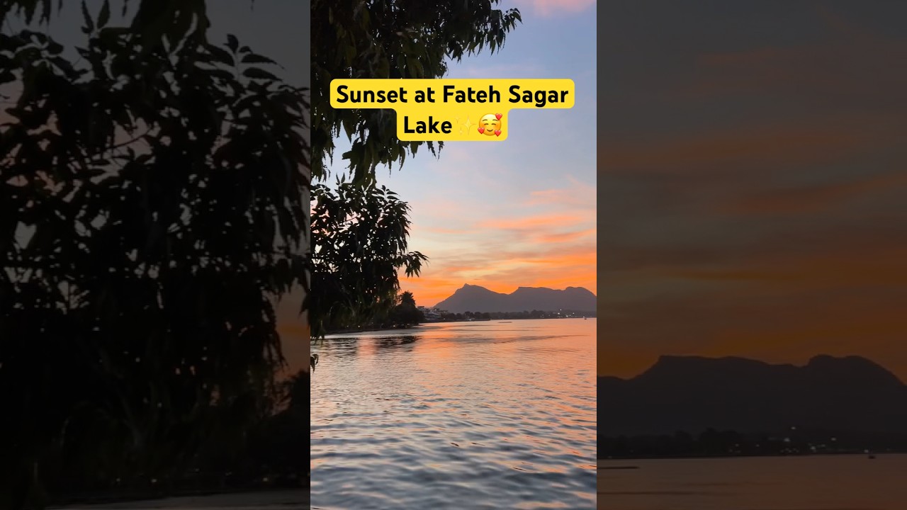 MUST WATCH SUNSET IF YOU ARE IN UDAIPUR✨