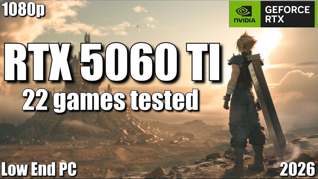 RTX 5060 TI | i3 10300 | In 22 Games | Performance Test | PCie 3.0 | 2026