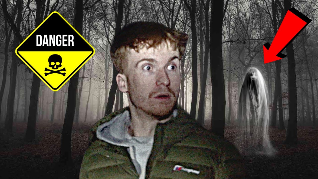 Spending The Night In The UK's Most Haunted Forest (scary)