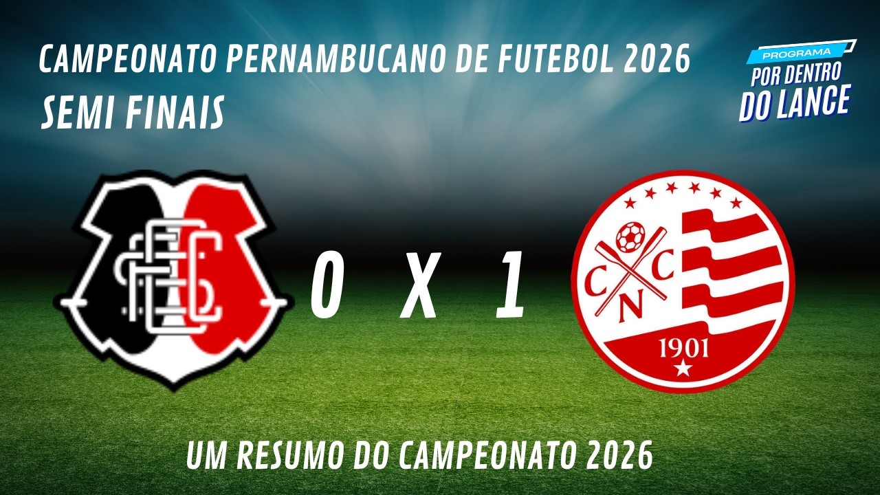 SANTA CRUZ PERDE A PRIMEIRA PARTIDA DAS SEMI FINAIS