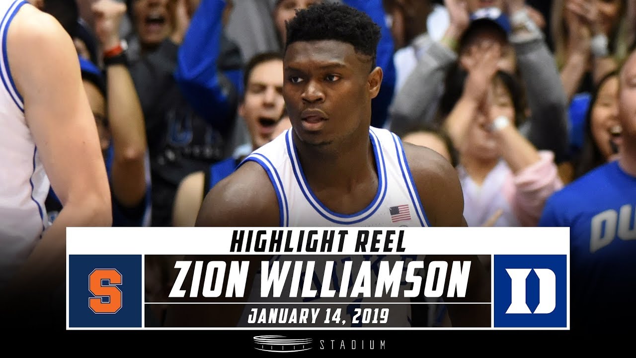 Zion Williamson Highlights: Syracuse-Duke 2019 | Stadium