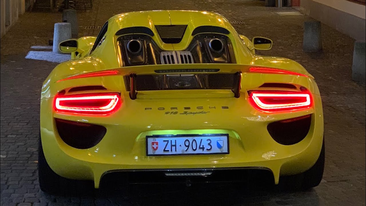 We have a NEW Porsche 918 Spyder in ZÜRICH 🔥