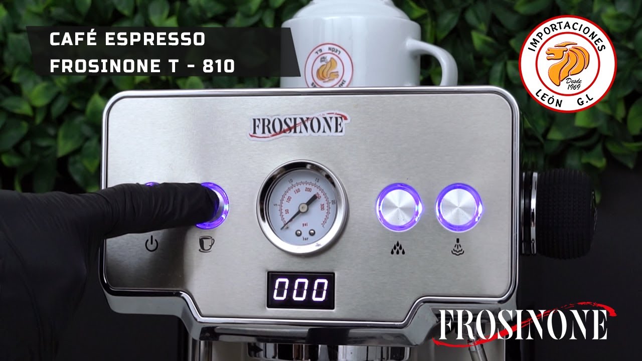 MAQUINA DE CAFÉ ESPRESSO FROSINONE T - 810  / IMPORTACIONES LEON G.L