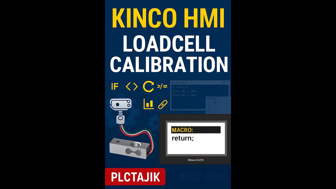 LOADCELL CALIBRATION USING KINCO HMI Mixed Communication Multiple Devices on One Port: RS232 & RS485