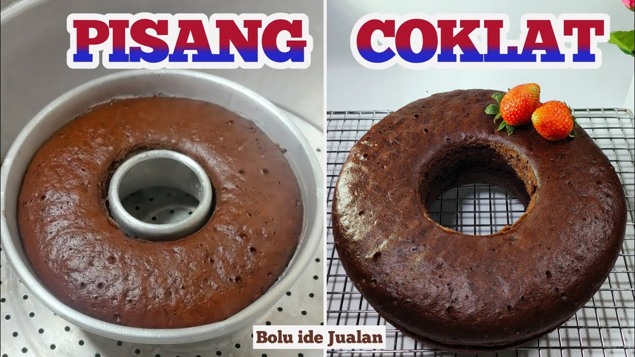 Tanpa Mixer || BOLU PISANG COKLAT KUKUS | ide jualan