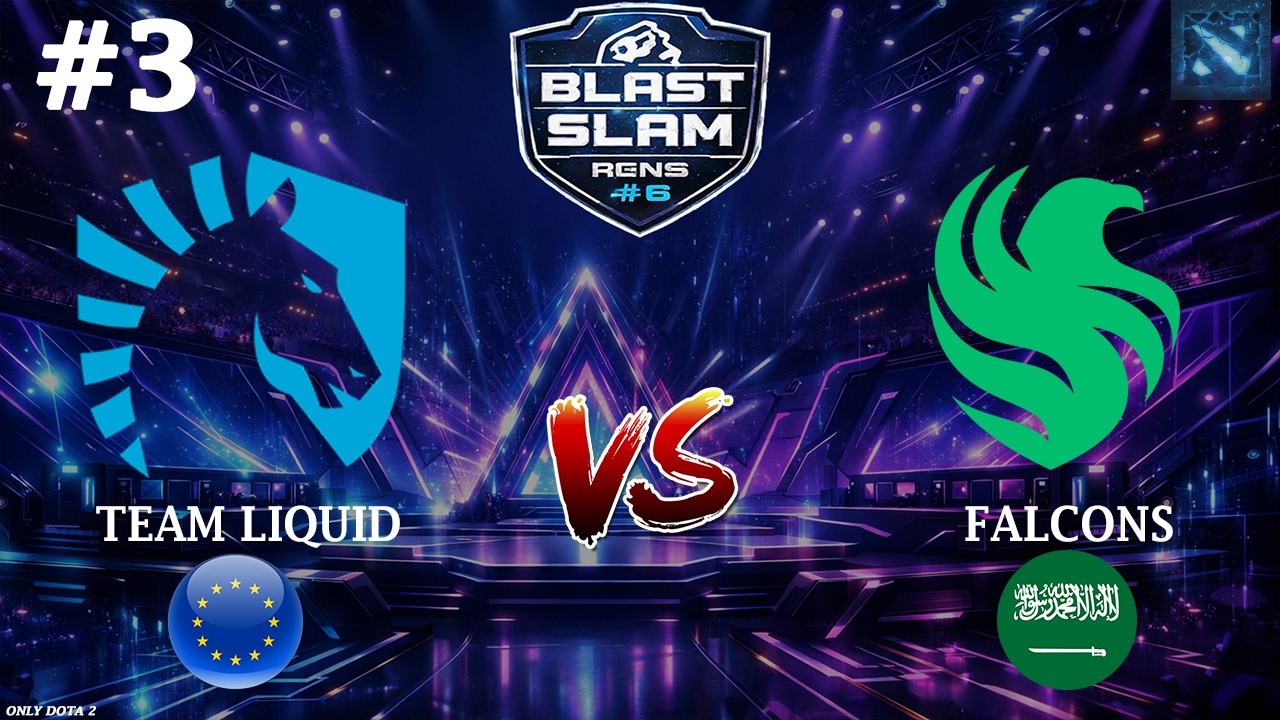КЕРРИ ВРКА ПРОТИВ КЕРРИ ЖУКА | Falcons vs Liquid #3 (BO5) BLAST Slam 6
