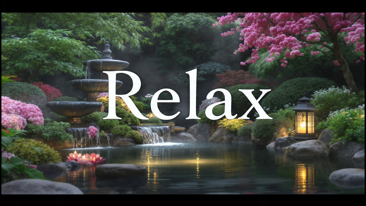 Soft Piano Sleep Music with Water Sounds | Fall Asleep Fast Tonight