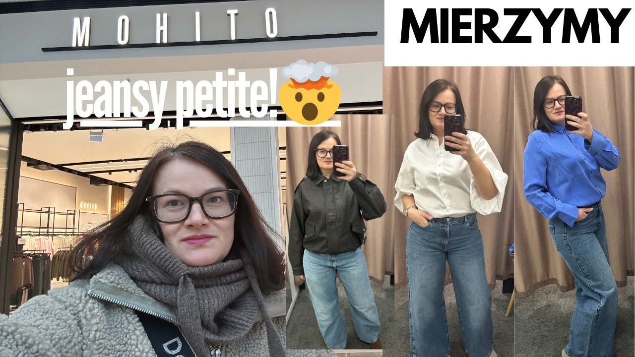 Jeansy PETITE z MOHITO &ndash; WOW czy kit? 👀 | Mierzymy na niskim wzroście