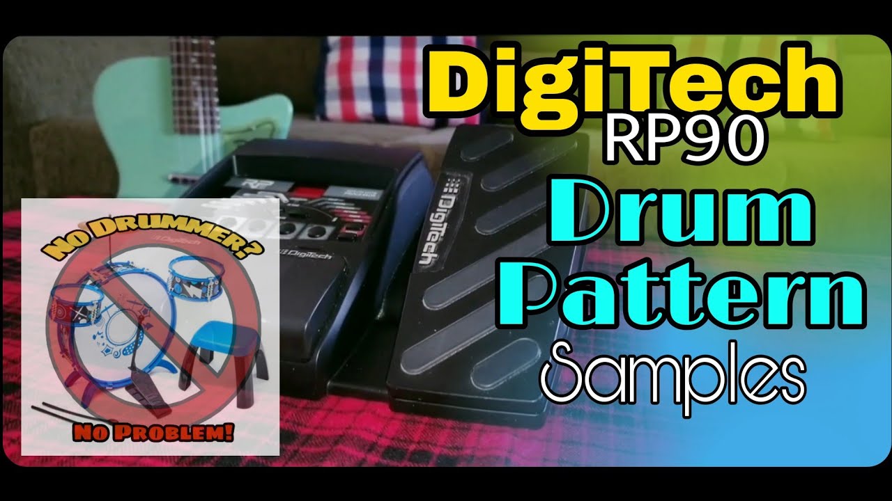 Образцы паттернов ударных Digitech RP90 #drumpatterns #JohnnyGuitarist #digitech #effectpedal